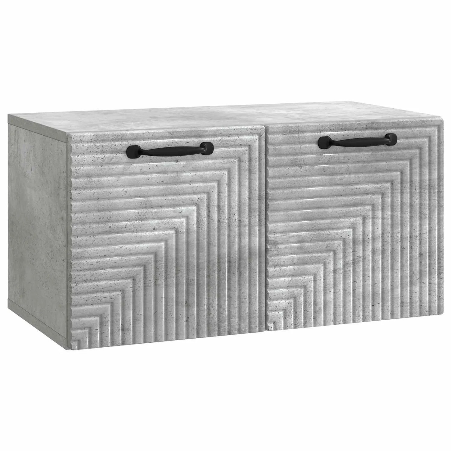 vidaXL Wandmontierter TV-Schrank Betongrau 59,5 x 31 x 30 cm 898708