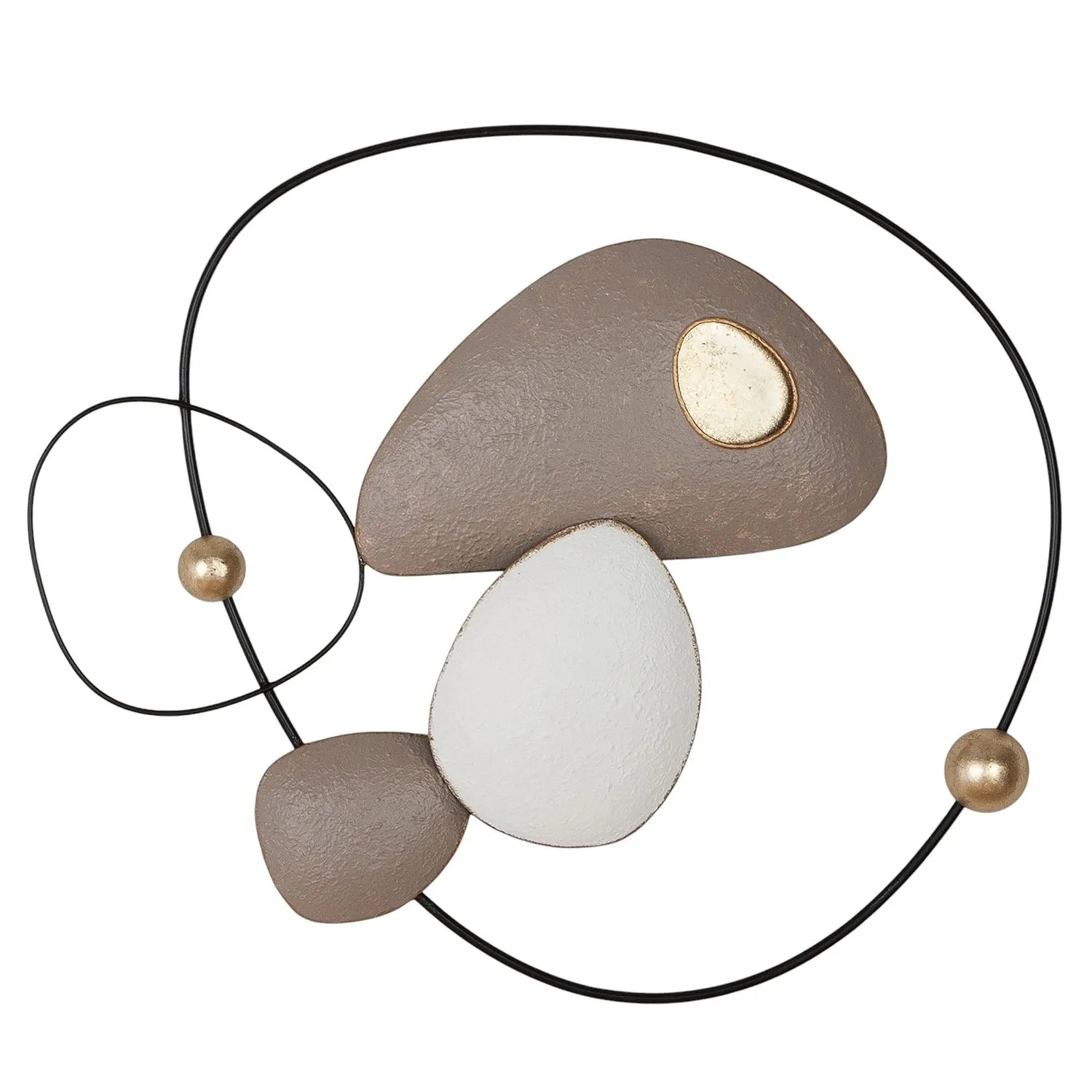Gilde Wandrelief Endoso Beige 52 cm x 60 cm