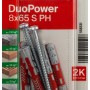 Fischer DuoPower Dübel 8x65 mm, 4er-Set. Universaldübel für sicheren Halt in Voll- und Lochbaustoffen.