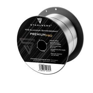 STAHLWERK Schweißdraht ER5356 AlMg5, 1,0 mm, 0,45 kg Rolle für MIG MAG Schweißgeräte.