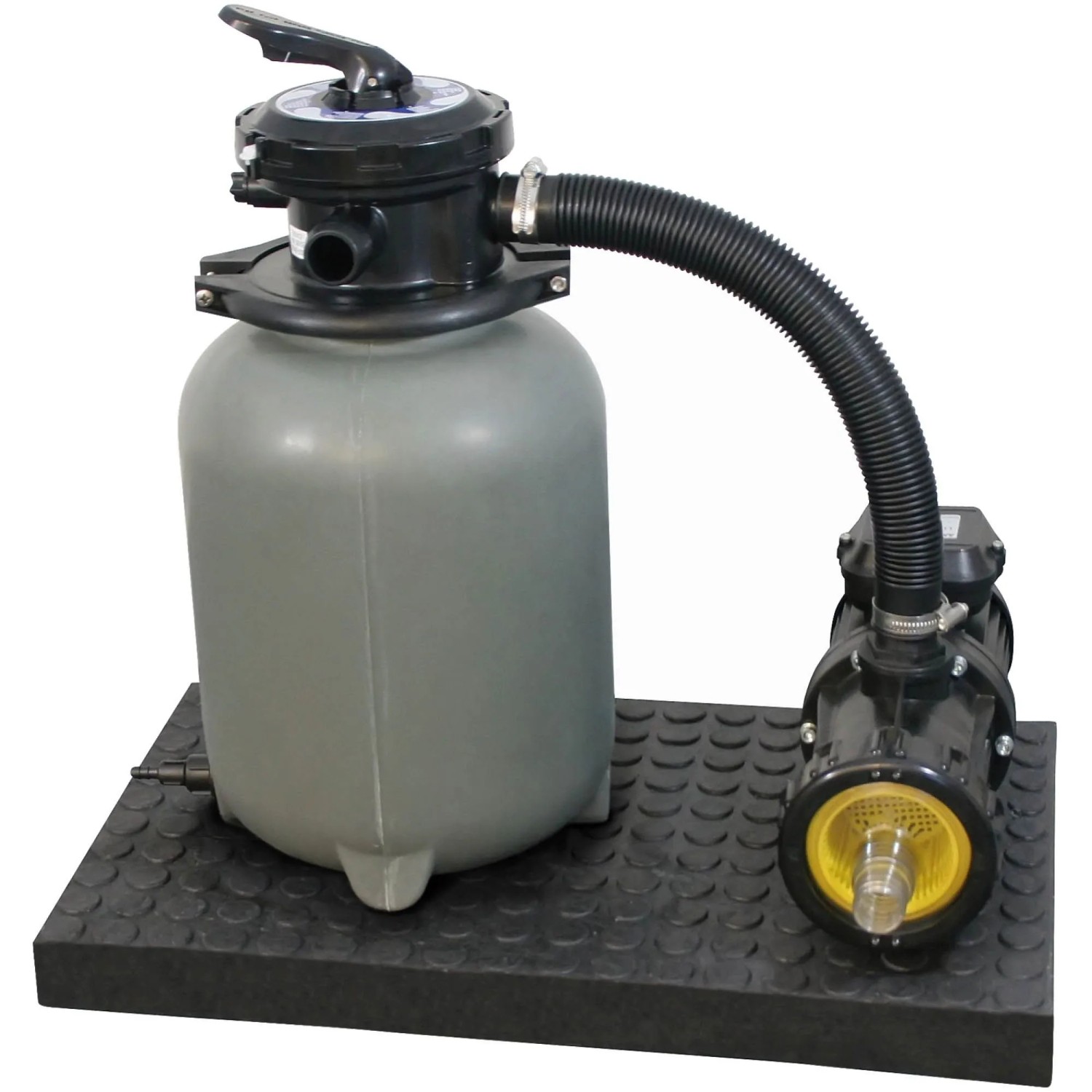 Waterman Sandfilteranlage 4 m³/h Pumpenleistung 6 Wege Ventil 15kg Sand SF 128