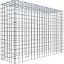 Gabiona Anbaukorb Typ 3, 70x100x30cm, Maschenweite 5x5cm, galvanbeschichteter Draht.