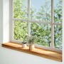 vidaXL Fensterbänke 2 Stk Hellbraun 70x15x2 cm Massivholz Eiche 4009125_2