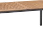 Rechteckiger Gartentisch Bonlee aus FSC®-Holz, braun, 166x90 cm, mit Sonnenschirmloch.