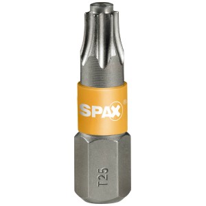 Spax Bit T-Star plus T 25 für Schrauben mit T-Star Aufnahme.