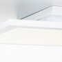 Weiße, rechteckige LED-Deckenleuchte Movida (60x30 cm) von Brilliant, geeignet für Smart Home.