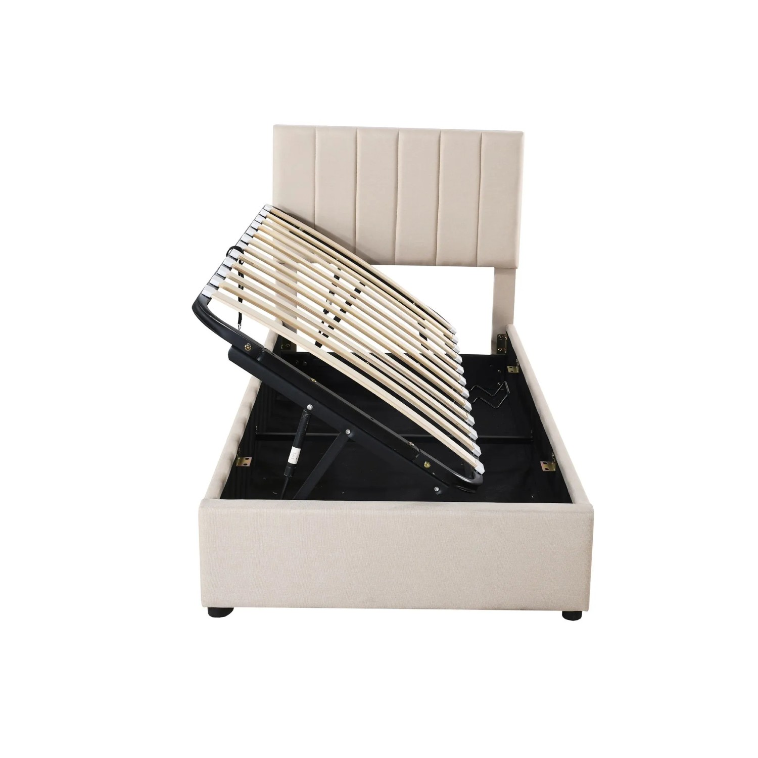 okwish Polsterbett 90×200 Kinderbett mit Bettkasten ohne Matratze