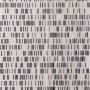 Dekorativer Türvorhang Tube in Schwarz, Grau und Beige, 90x200 cm, ideal als Raumteiler.