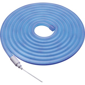 Blauer LED-Lichtschlauch 360° (5 m) mit Fernbedienung für den Außenbereich.