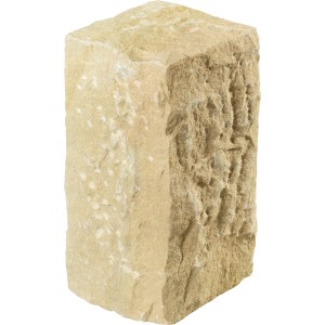 Naturstein-Palisade Gold-Braun, 25x10x10 cm, für Mauern und Beeteinfassungen.
