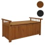 Proregal Aufbewahrungstruhe HxBxT 53x108x60cm Tanne Holz Natur Gartentruhe Auflagenbox Truhe_8
