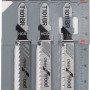 Bosch Stichsägeblätter T 101 BR, 3 Stück, für saubere Holzschnitte.