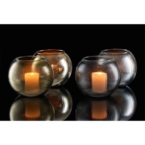 Ritzenhoff & Breker Elysia Windlicht 16 cm 4er Set Gold