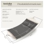 Tectake Hängematte Eden Mit Spreitzstäben  Für 2 Personen Strapazierfähiger Stoff  325 x 150 x 2 50 cm Dunkelgrau_6