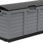 Fun Star Kissenbox Jumbo XXL in Silber, ideal zur Aufbewahrung im Garten.