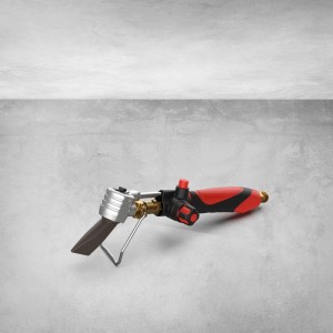 Rothenberger Industrial Kupferlötkolben Premium mit Piezo-Zündung, rot/schwarz.