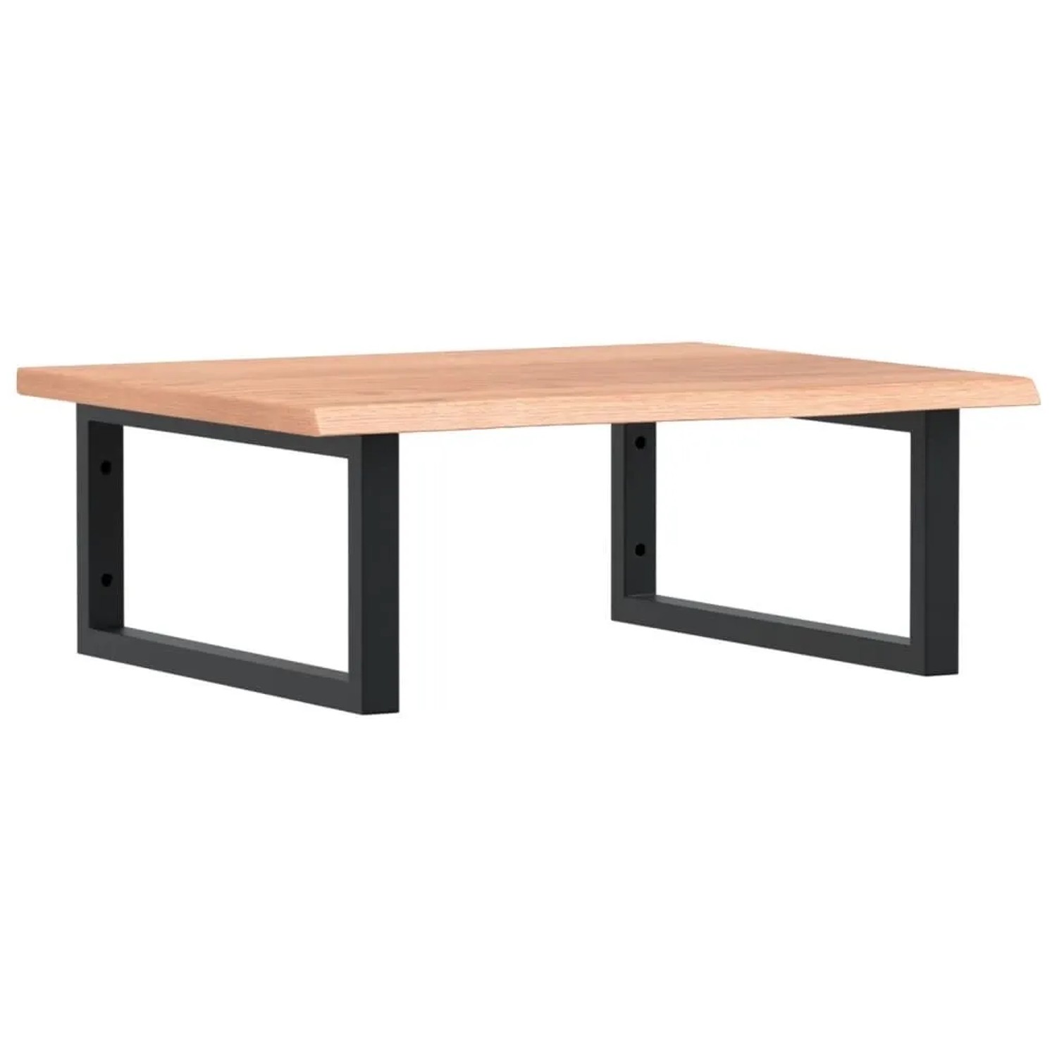 vidaXL Waschtischplatte mit Halterung Stahl und Massivholz Eiche 3302605 günstig online kaufen