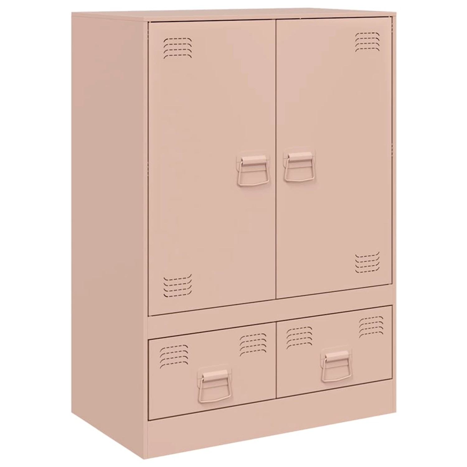 vidaXL Highboard Rosa 67x39x95 cm Stahl 841806 günstig online kaufen