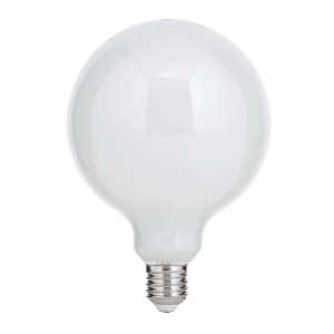Dimmbare LED-Globelampe E27, 9W, warmweiß (2700K) von Orion Leuchten.