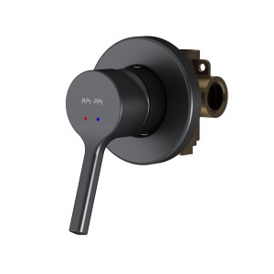 AM.PM X-Joy S Unterputz Duscharmatur, mattschwarz. Brausearmatur für Dusche oder Wanne.