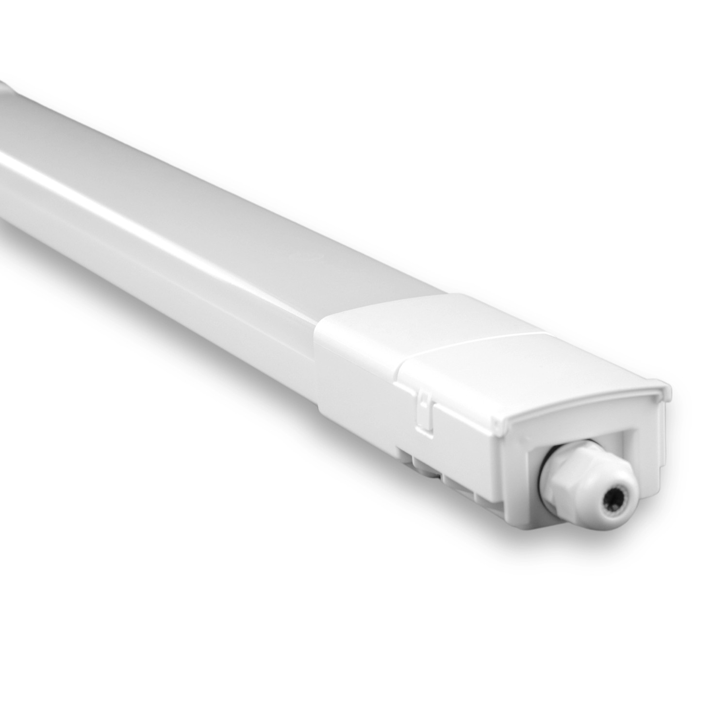 LUXULA LED Feuchtraumleuchte 150cm 45W LED Fest Eingebaut 4000K Neutralweiß IP66 Fast Connector