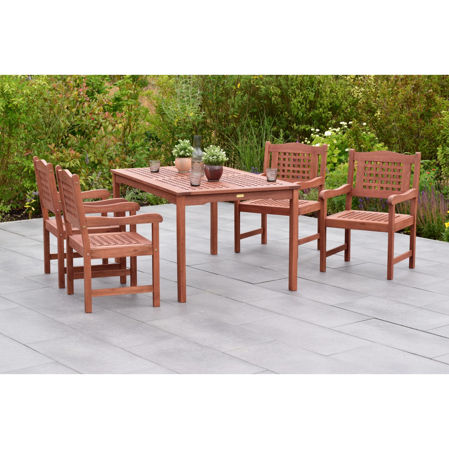 Merxx Lima Set 5-tlg. mit Gartentisch 150 x 90 cm günstig online kaufen