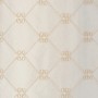 Beiger Spirella Duschvorhang Trento (180x200 cm) mit Rautenmuster für Badezimmer.