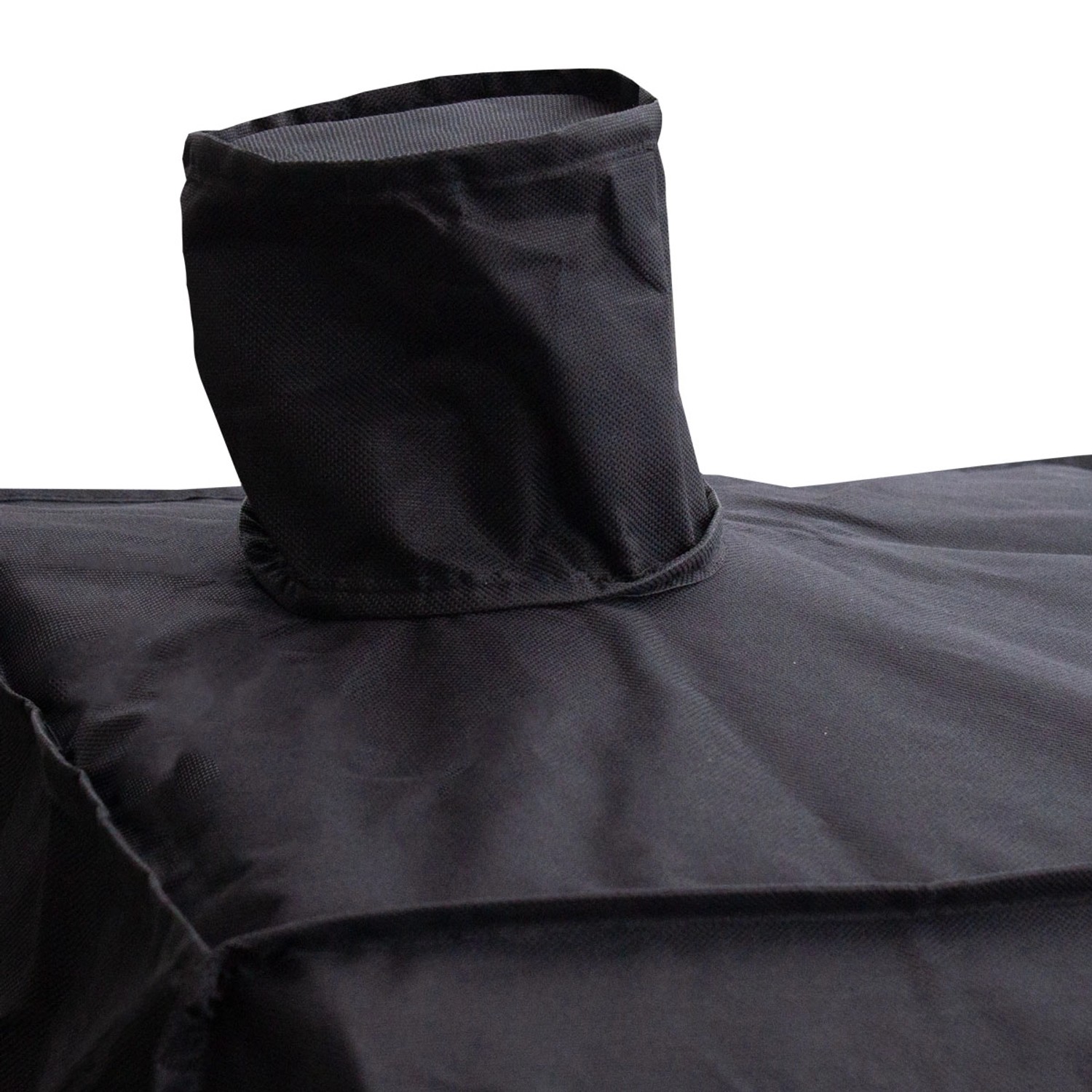 Schwarze Wetterschutzhaube für Taino Hero XXL Smoker Grillwagen. Abdeckung für BBQ Grill.