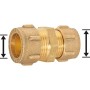Klemmring-Reduzierstück aus Messing, 15 mm x 18 mm, zur Verbindung von Kupferrohren.