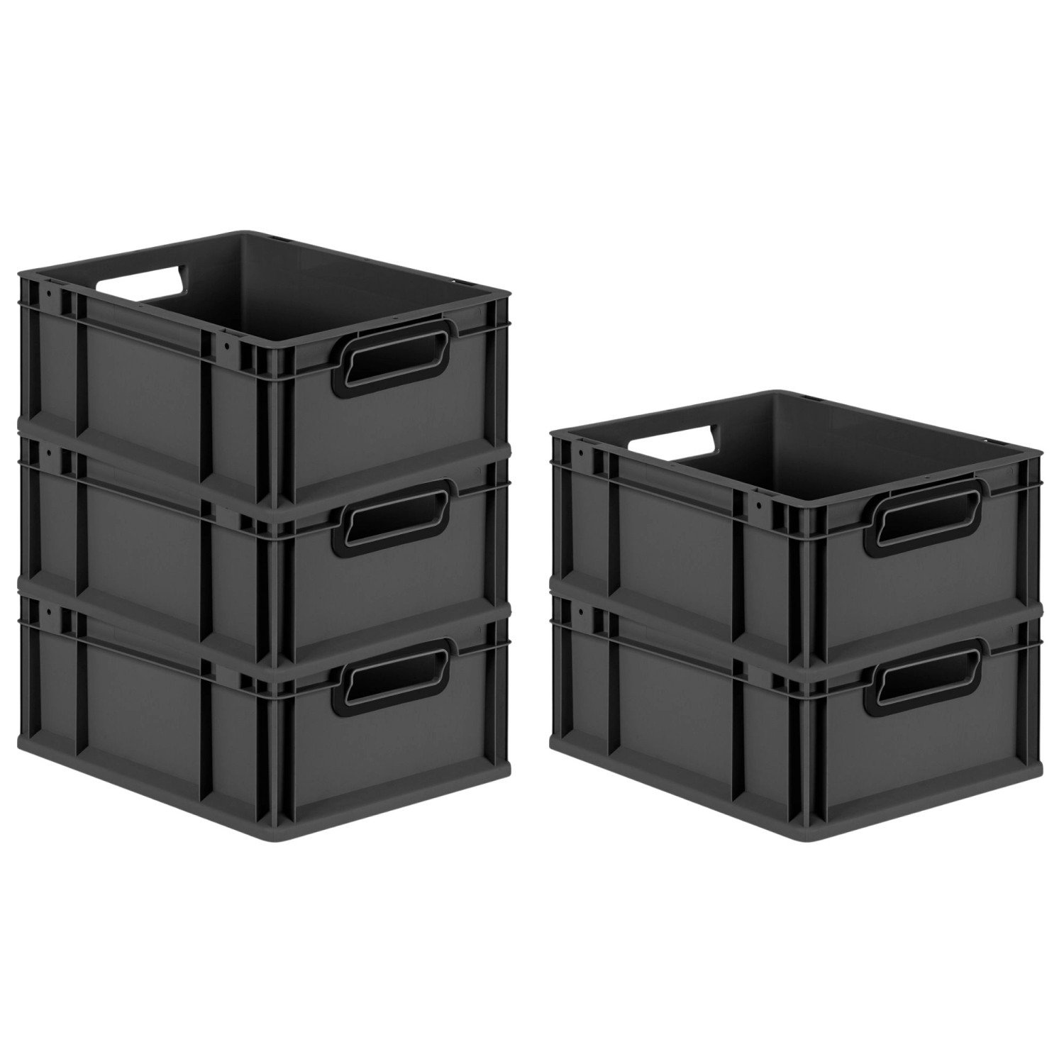 PROREGAL SparSet 5x Eurobox Nextgen Color HxBxT 17x30x40cm 16 Liter Griffe günstig online kaufen