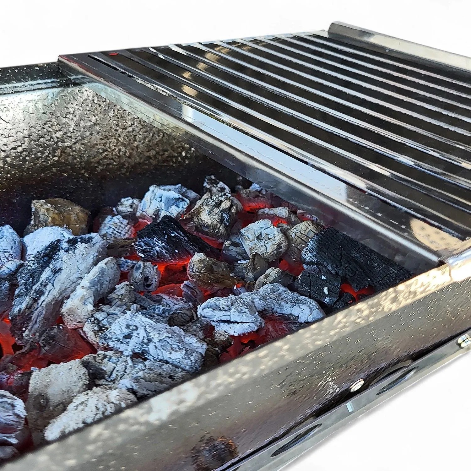 Grillpeter Mangal Astana Deluxe mit 11er Spießdreher Grillmotor USB und Powerbank BBQ Deckel Grillrost Ablage_5