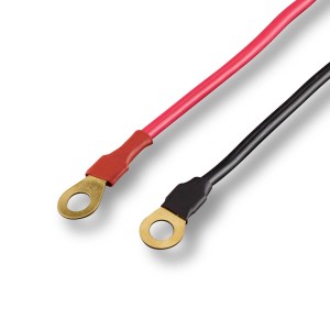 Anschlusskabel-Set für AEG Spannungswandler Sinus 600 W, rot und schwarz.
