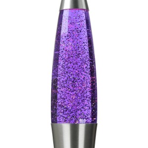 EASYLIGHT Lavalampe Glitter Violett 42 cm Hoch mit Leuchtmittel Jenny