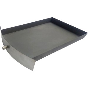 Jamestown Ascheschublade aus Stahl für Kelton Grillkamin, Grillzubehör.