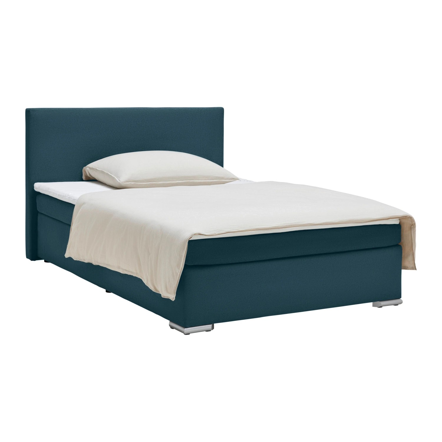 Based Boxspringbett Mira 2 Dunkelblau ca. 140x200cm