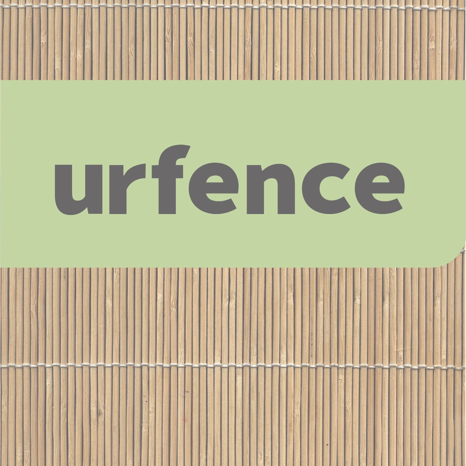 Braune urfence Sichtschutz Weide, 100x500cm, für Balkon & Garten.