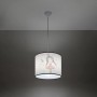 Sollux Lighting Pendelleuchte Princess 30 mit Prinzessinnenmotiv für Kinderzimmer.