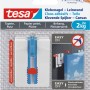 Tesa Klebenagel für Tapeten/Putz bis 2kg, verstellbar, einfache Montage ohne Bohren.