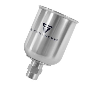 STAHLWERK Alu Fließbecher, 125 ml Farbbecher für Lackierpistole.