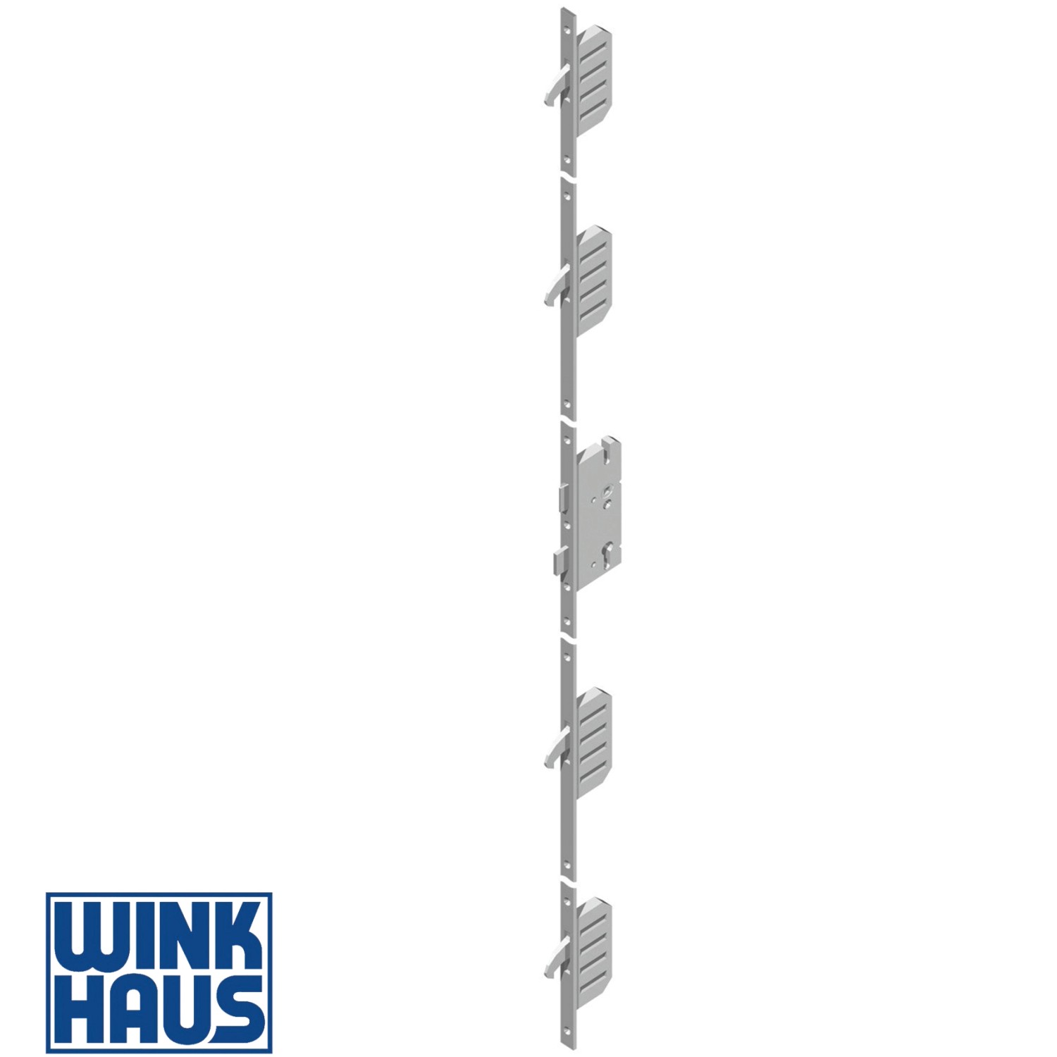 Detailansicht der Mehrfachverriegelung für die Aluminium Sicherheitshaustür Moderno RC3.