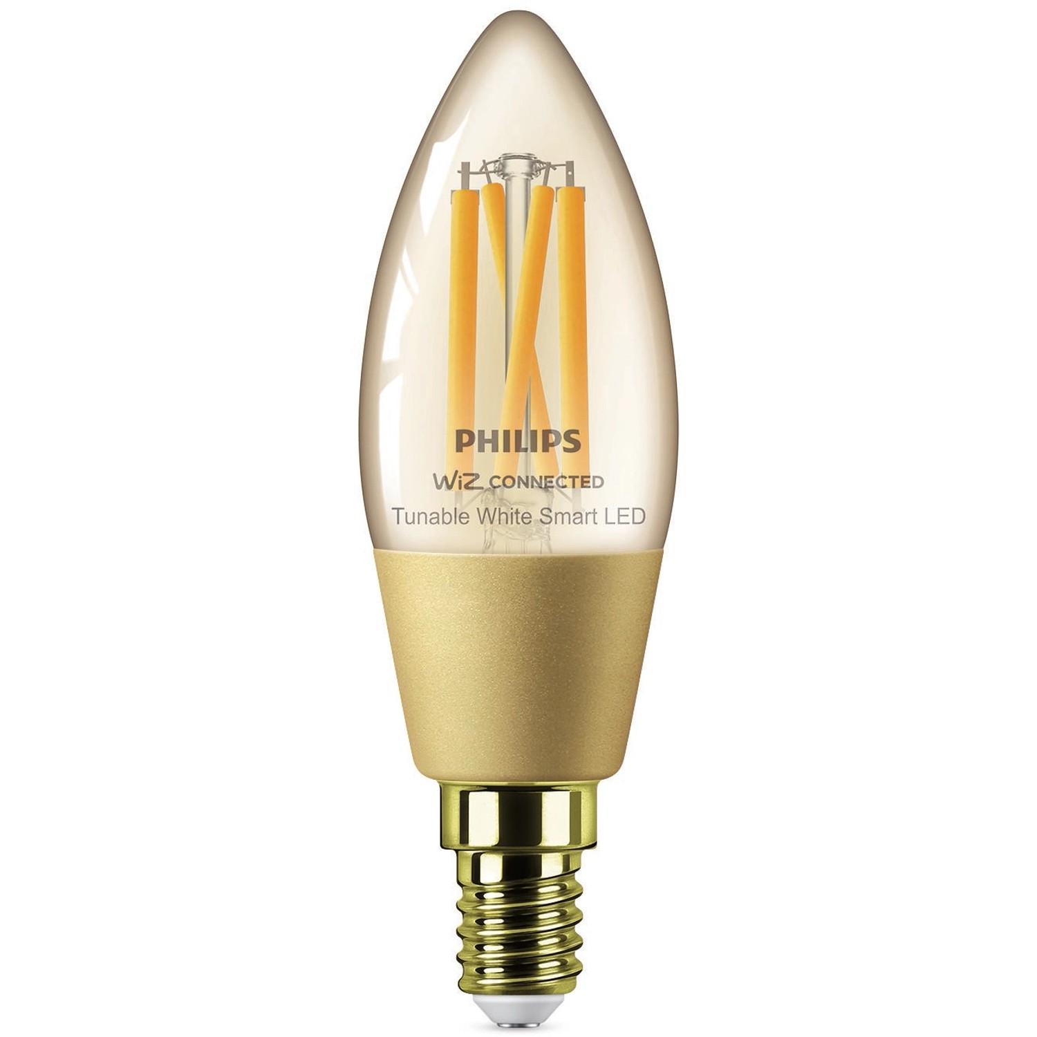 Philips Smart LED-Leuchtmittel 25 W E14 Kerzenform Filament Amber Einzelpack