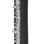 Schwarze Globo LED-Stehlampe Felicitas mit Acrylkristallen, 151 cm hoch. Moderne Design-Stehleuchte für Innenräume.