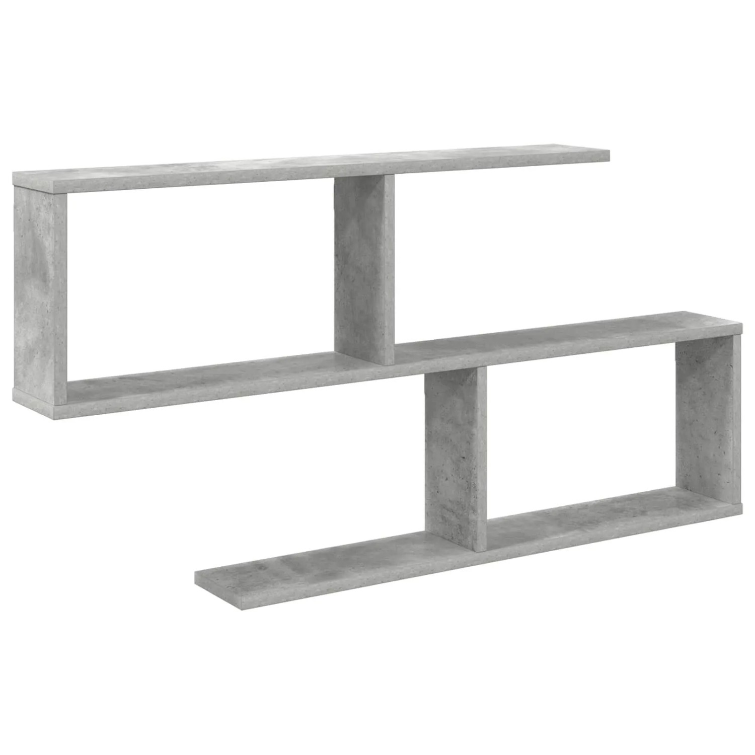 vidaXL Wandregal Betongrau 100 x 12 x 50,5 cm Holzwerkstoff 8012271