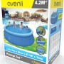 Verpackung Avenli Prompt Set Pool, aufblasbarer, runder Pool, 420x84 cm, blau.