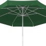 Schneider Jumbo Marktschirm, Ø 400 cm, Grün, mit Seilzugmechanik. Sonnenschirm für Garten und Terrasse.