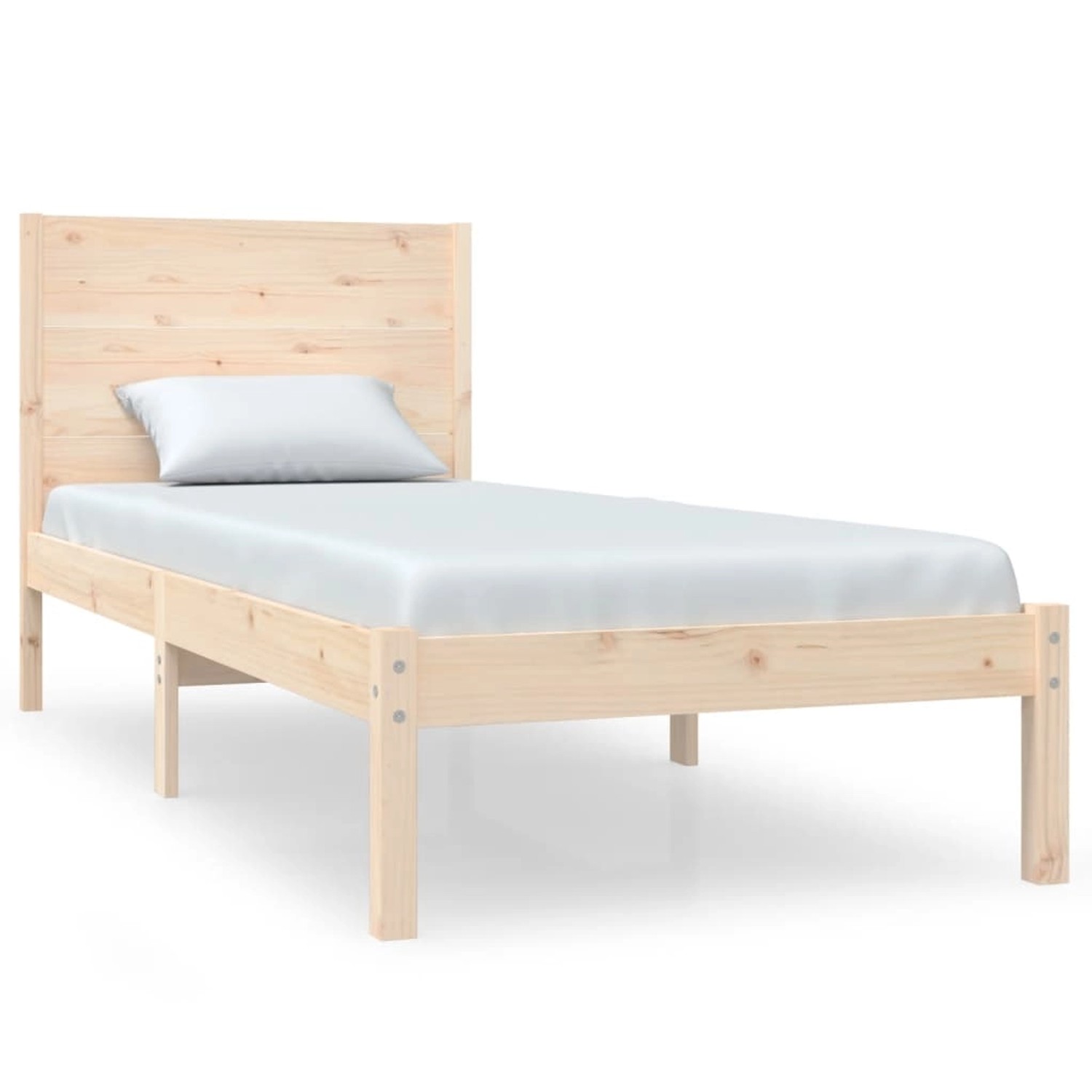 vidaXL Bett Massivholzbett 75x190 cm günstig online kaufen