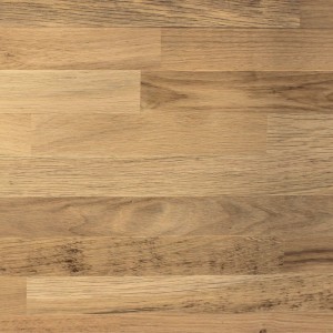 Arbeitsplatte aus Eiche, 250x63x2,7 cm, Leimholz, ideal für Möbelbau.