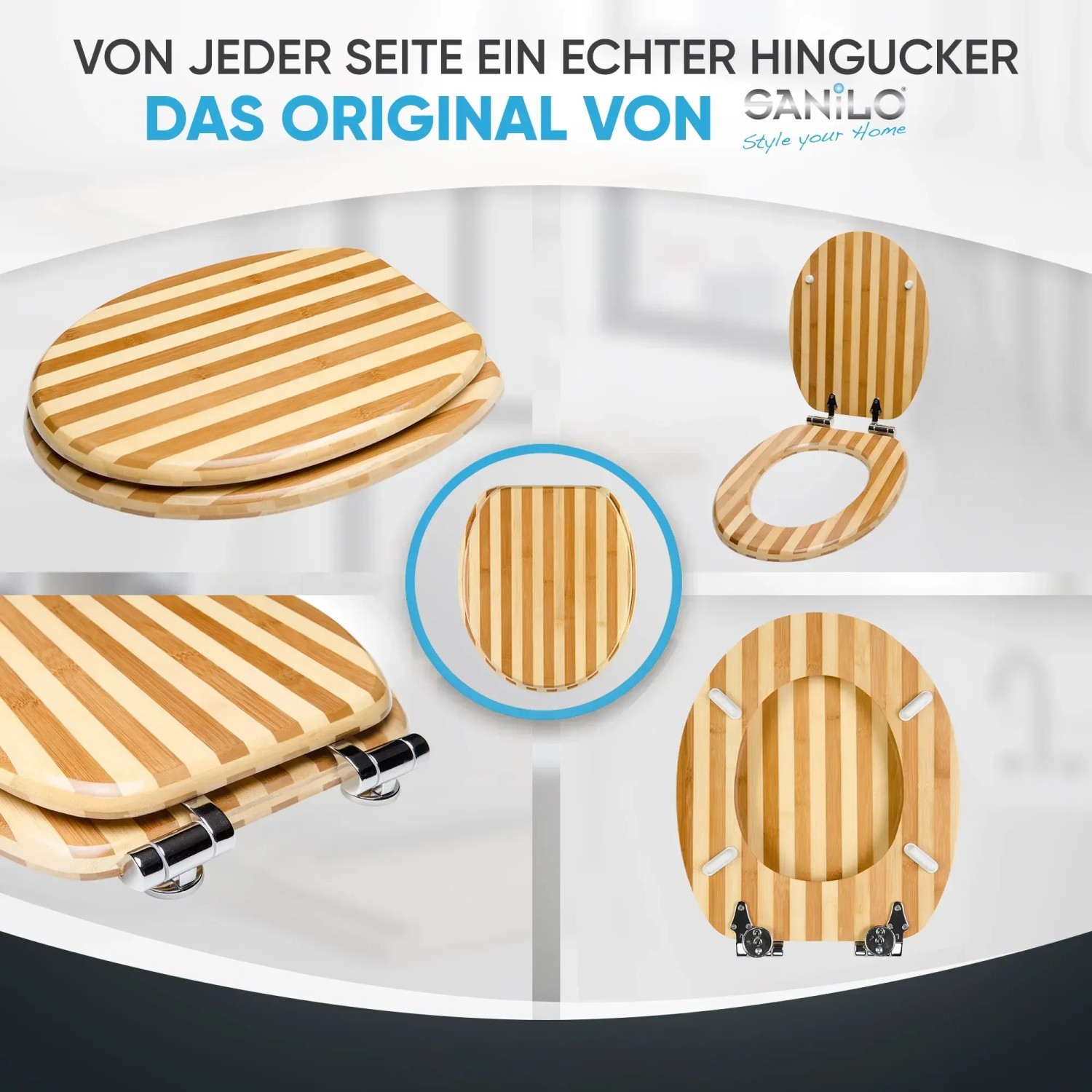 Sanilo WC Sitz Absenkautomatik Holz 200 kg kaufen bei OBI