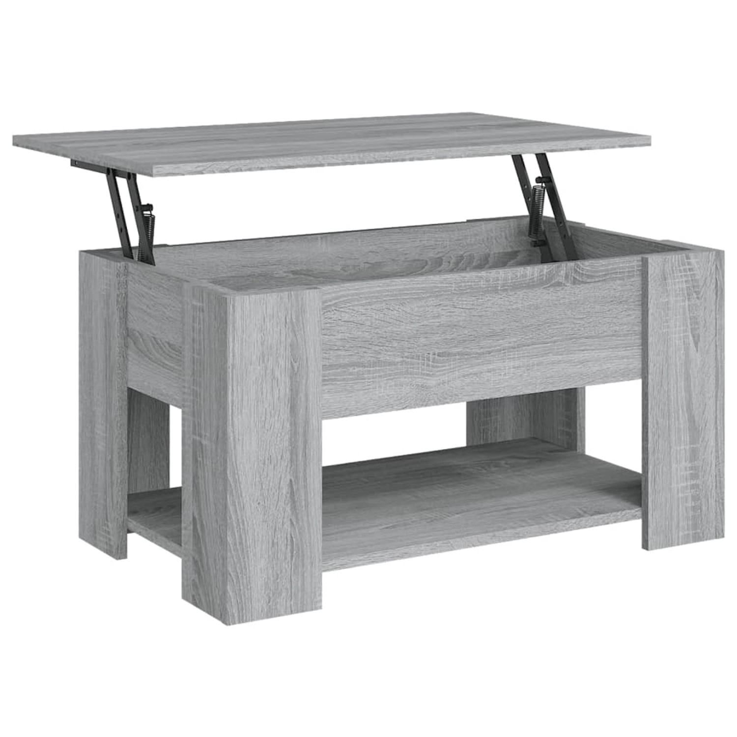 vidaXL Couchtisch Grau Sonoma 79x49x41 cm Holzwerkstoff günstig online kaufen