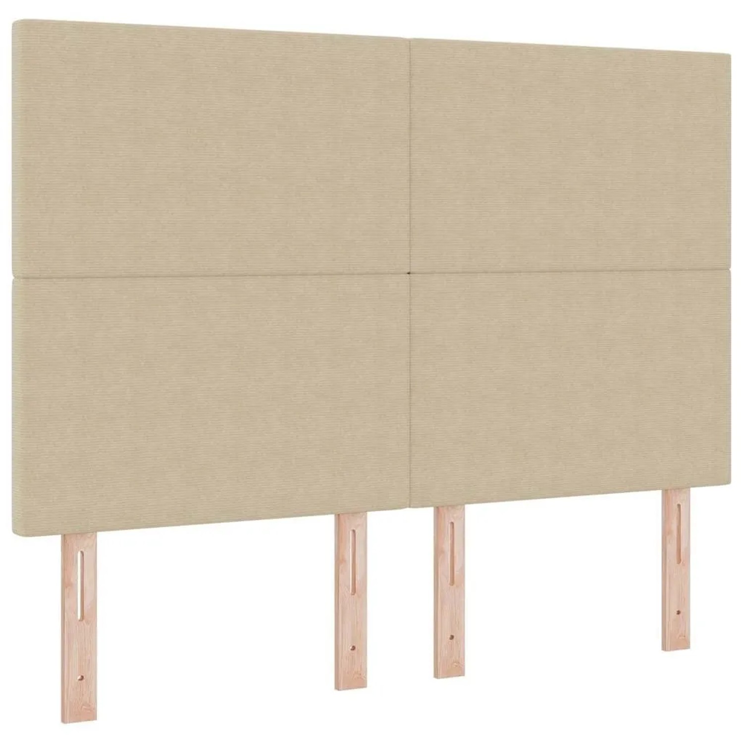 vidaXL Kopfteil mit Kopfteil Hellgrün-Grau 144 cm Kunstleder 3337727